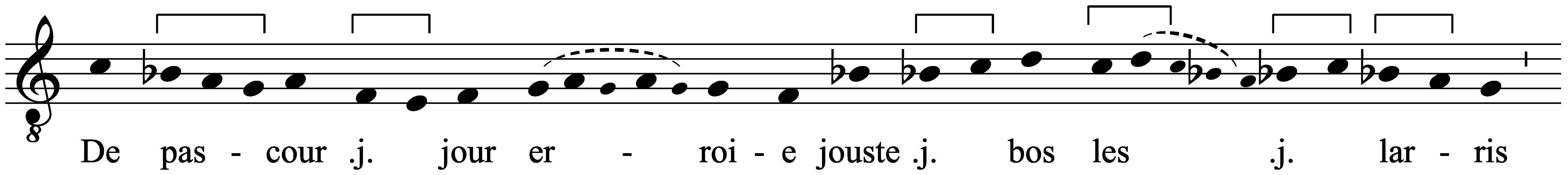 Work musical notation